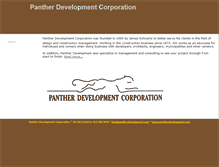 Tablet Screenshot of pantherdevelopment.com